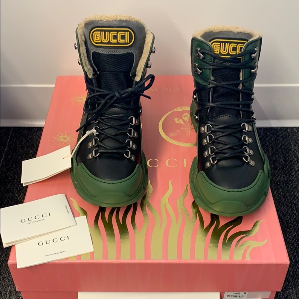 Men’s Gucci Trek boots size 6 NWT